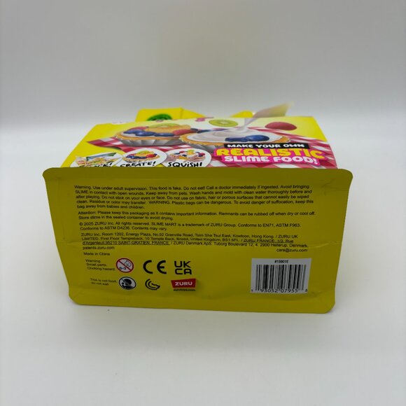 Slime Mart Bag FRUIT TART Pretend Play Food Themed DIY Slime Craft Toys NEW - Picture 4 of 4
